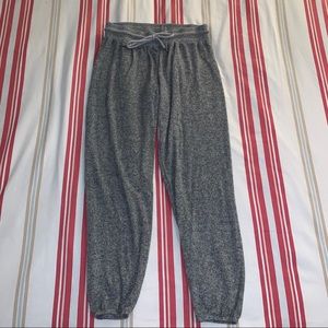 UO BDG Fuzzy Fleece Joggers Grey Size M